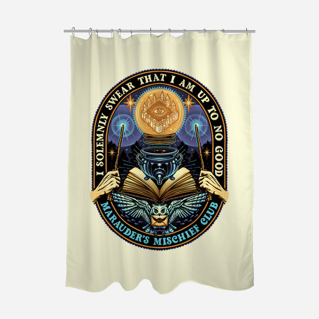 Mischief Club-None-Polyester-Shower Curtain-glitchygorilla