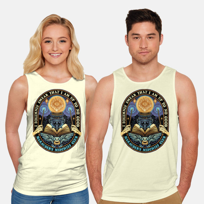 Mischief Club-Unisex-Basic-Tank-glitchygorilla