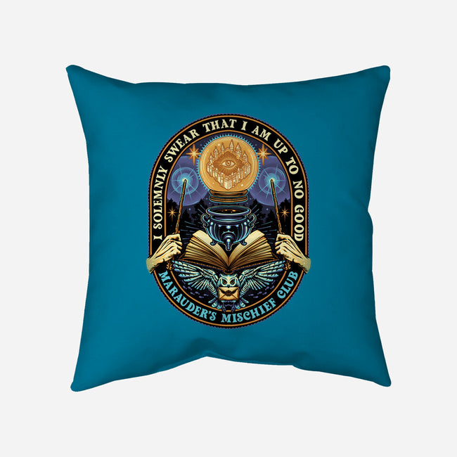 Mischief Club-None-Removable Cover w Insert-Throw Pillow-glitchygorilla