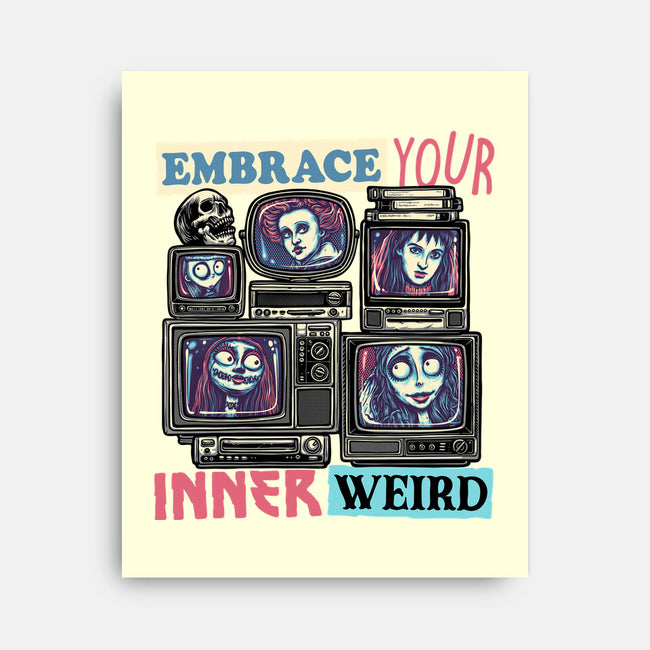 Embrace Your Inner Weird-None-Stretched-Canvas-glitchygorilla