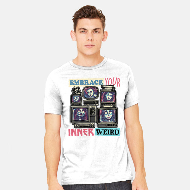 Embrace Your Inner Weird-Mens-Heavyweight-Tee-glitchygorilla