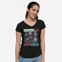 Embrace Your Inner Weird-Womens-V-Neck-Tee-glitchygorilla