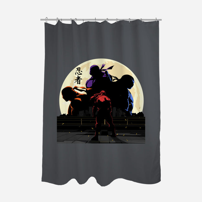 Ninjas-None-Polyester-Shower Curtain-Jaydelacruz