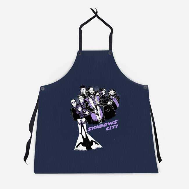 Shadows City-Unisex-Kitchen-Apron-Studio Mootant