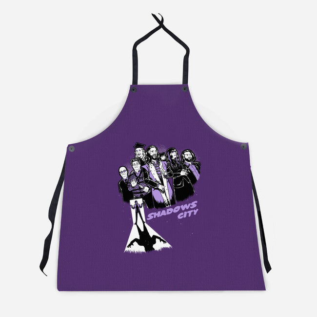 Shadows City-Unisex-Kitchen-Apron-Studio Mootant