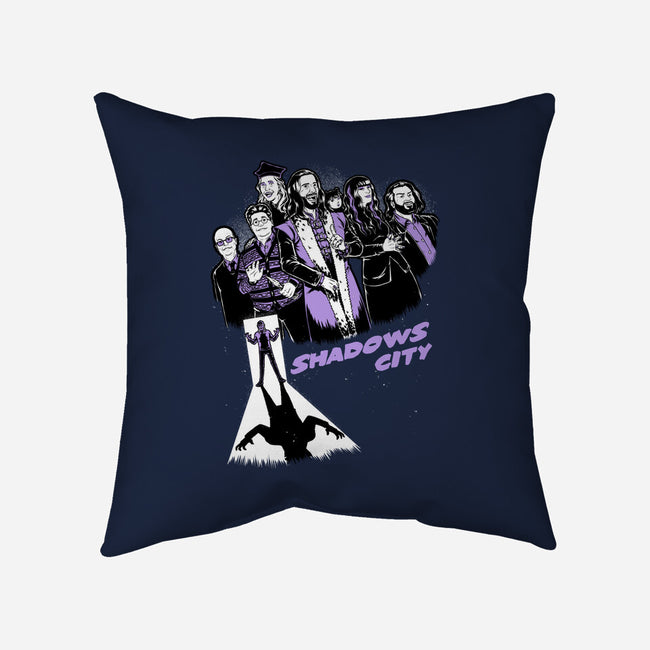 Shadows City-None-Removable Cover w Insert-Throw Pillow-Studio Mootant