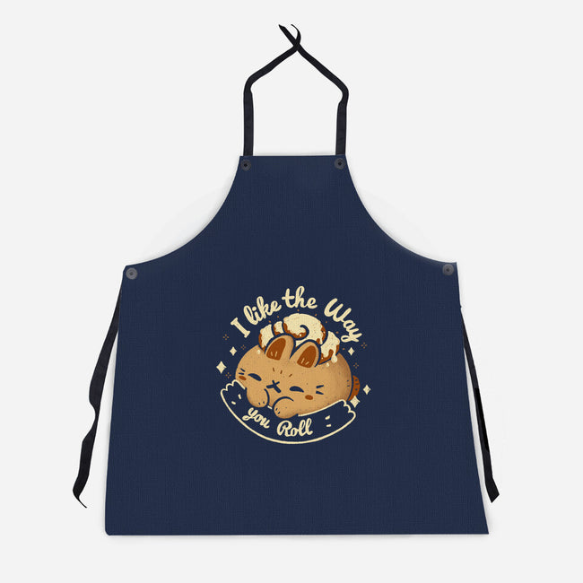 Kawaii Cinnabon Roll Bunny-Unisex-Kitchen-Apron-xMorfina