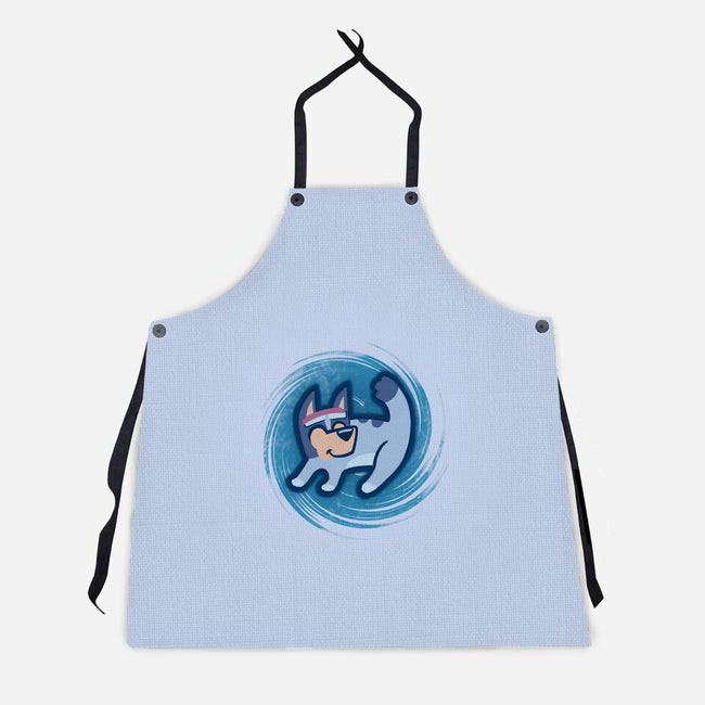 The Blue Queen-Unisex-Kitchen-Apron-IdeasConPatatas