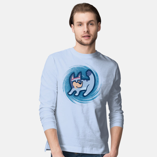 The Blue Queen-Mens-Long Sleeved-Tee-IdeasConPatatas