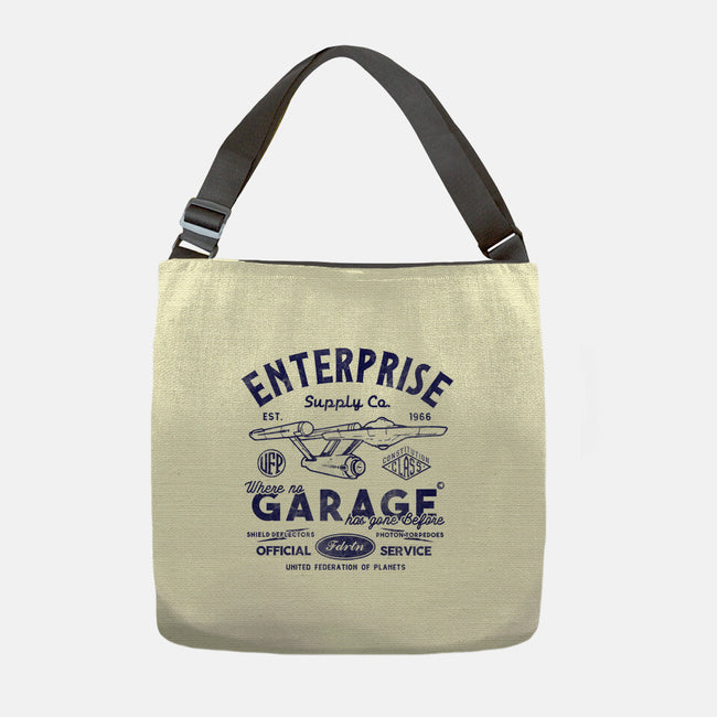 Enterprise Garage-None-Adjustable Tote-Bag-Arinesart