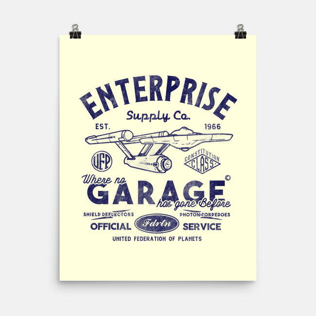 Enterprise Garage-None-Matte-Poster-Arinesart