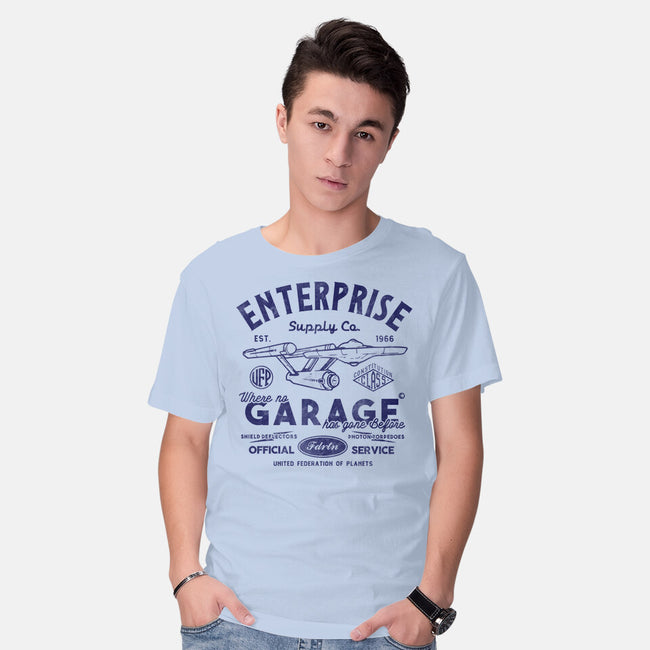 Enterprise Garage-Mens-Basic-Tee-Arinesart