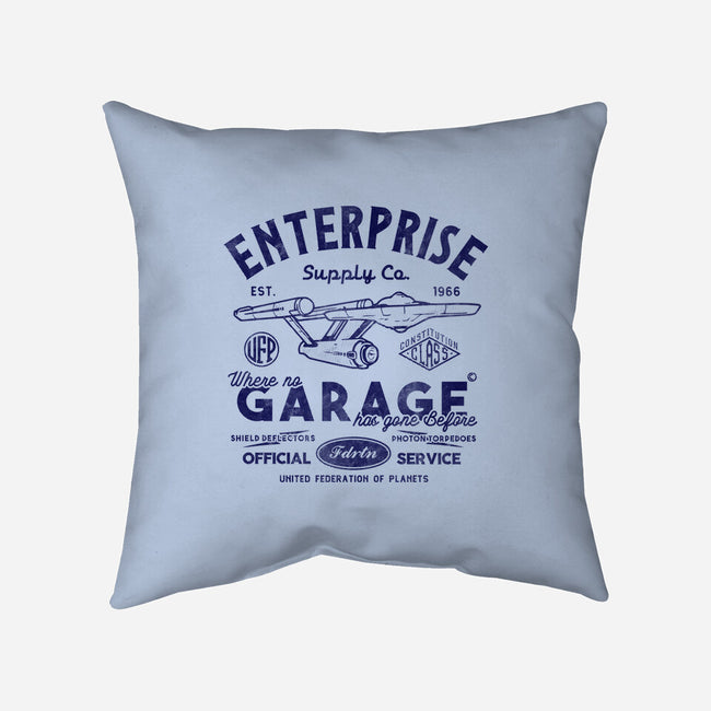 Enterprise Garage-None-Removable Cover w Insert-Throw Pillow-Arinesart