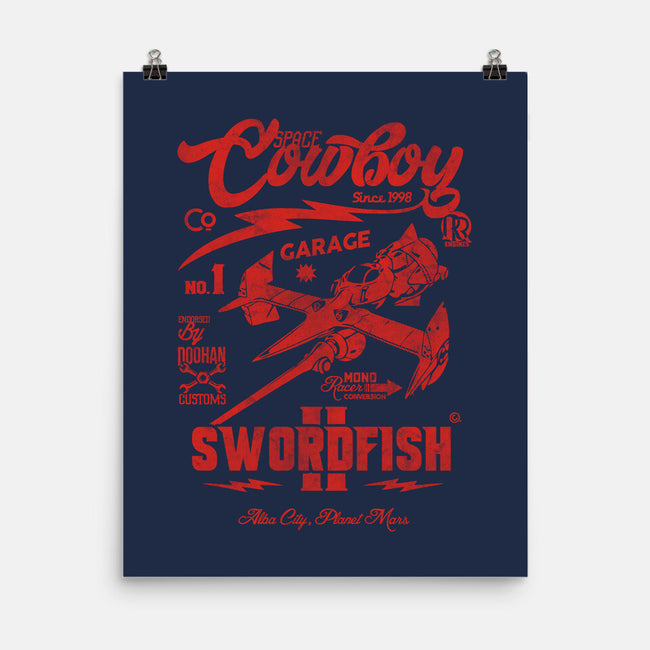 Cowboy Garage-None-Matte-Poster-Arinesart