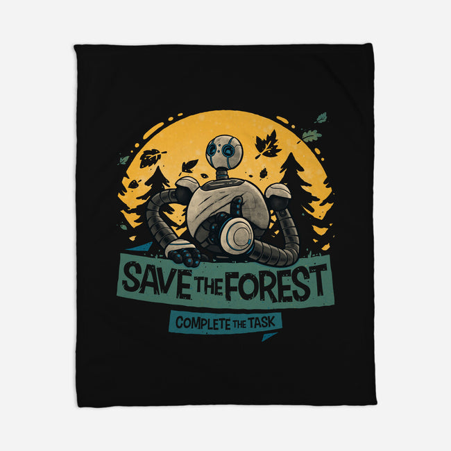 Save The Forest-None-Fleece-Blanket-teesgeex