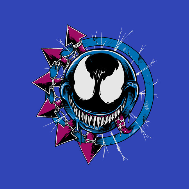 Venom Smiley-Womens-V-Neck-Tee-joerawks