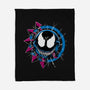 Venom Smiley-None-Fleece-Blanket-joerawks