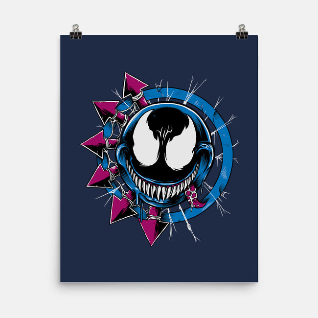 Venom Smiley-None-Matte-Poster-joerawks