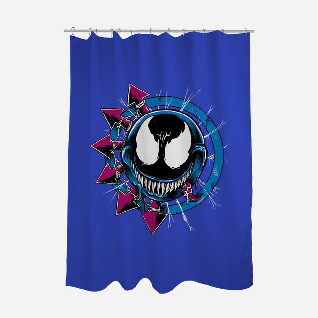 Venom Smiley-None-Polyester-Shower Curtain-joerawks