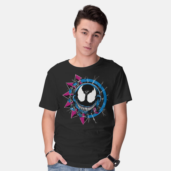 Venom Smiley-Mens-Basic-Tee-joerawks