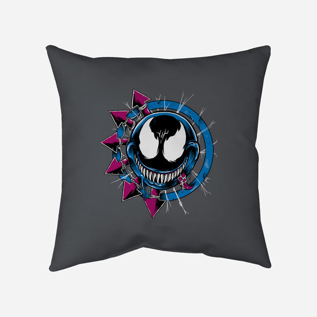 Venom Smiley-None-Removable Cover w Insert-Throw Pillow-joerawks