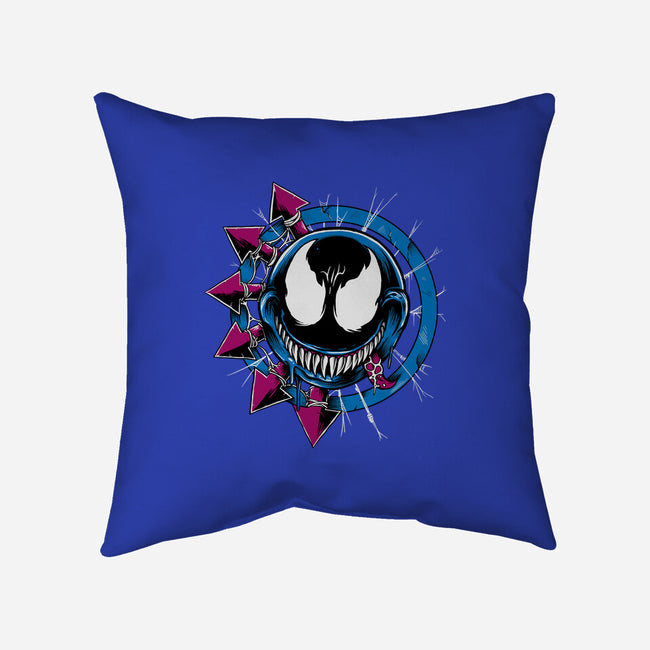 Venom Smiley-None-Removable Cover w Insert-Throw Pillow-joerawks