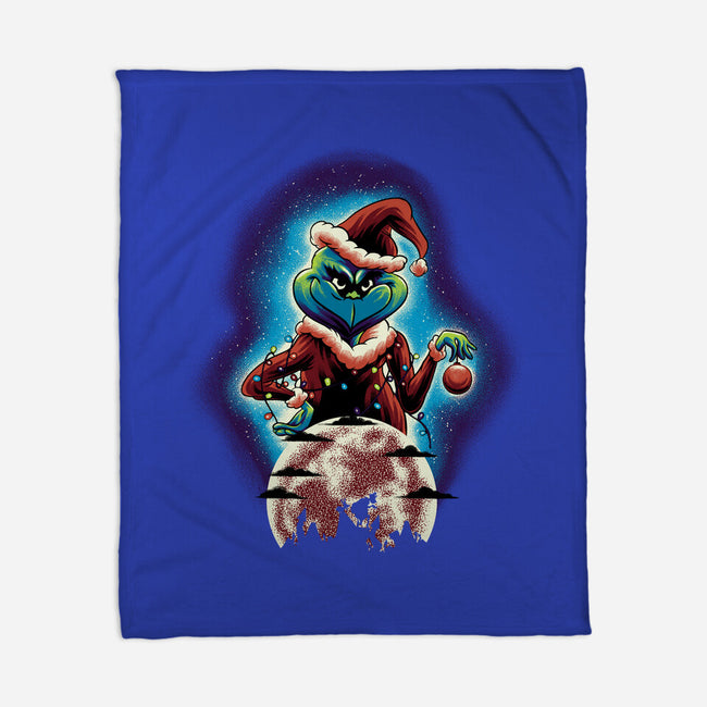 The Christmas Thief-None-Fleece-Blanket-rmatix