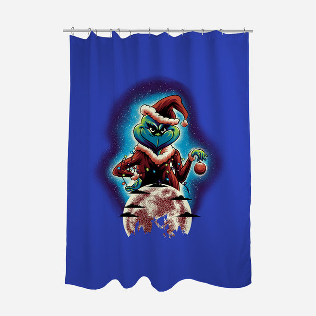 The Christmas Thief-None-Polyester-Shower Curtain-rmatix