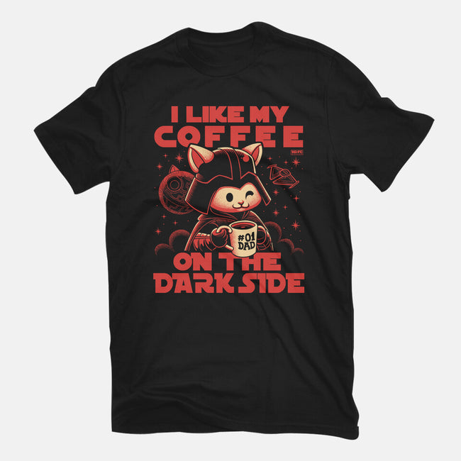 I Like My Coffee On The Dark Side-Mens-Heavyweight-Tee-worlddominationforcats