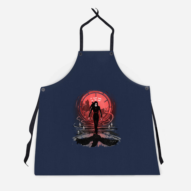 The Crow's Rain-Unisex-Kitchen-Apron-IKILO