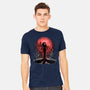 The Crow's Rain-Mens-Heavyweight-Tee-IKILO