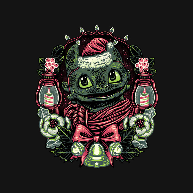 Christmas Dragon-Baby-Basic-Tee-glitchygorilla