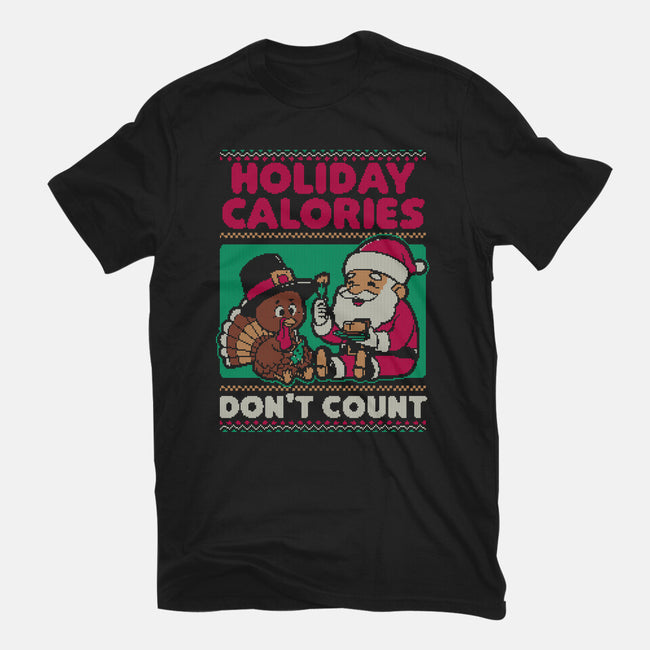 Ugly Sweater Holiday Food-Mens-Heavyweight-Tee-Studio Mootant