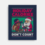 Ugly Sweater Holiday Food-None-Stretched-Canvas-Studio Mootant