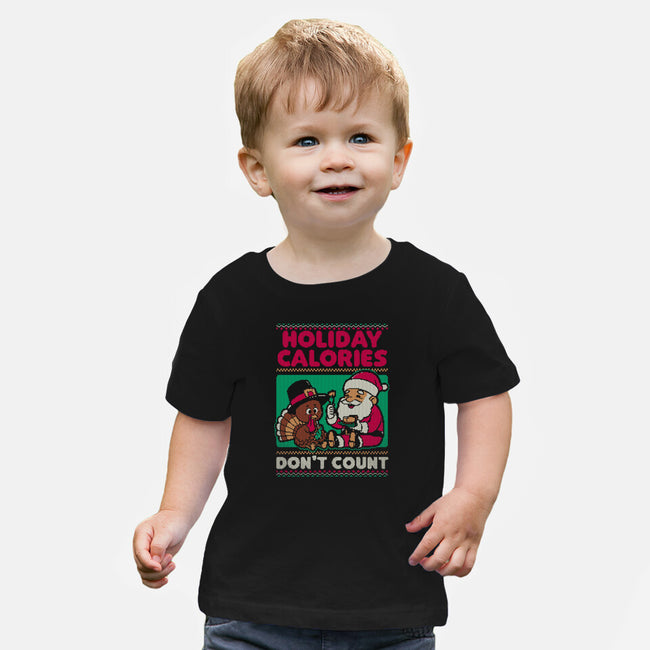 Ugly Sweater Holiday Food-Baby-Basic-Tee-Studio Mootant