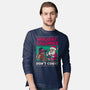 Ugly Sweater Holiday Food-Mens-Long Sleeved-Tee-Studio Mootant