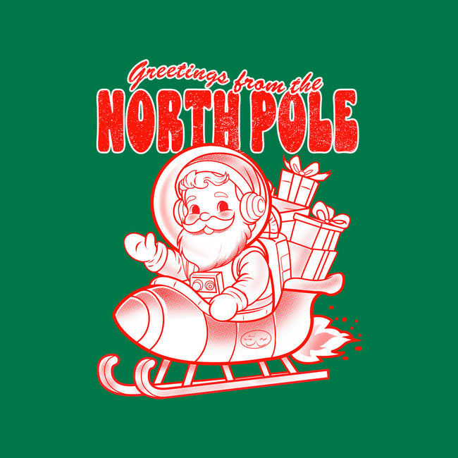 Greetings From The North Pole-None-Fleece-Blanket-palmstreet