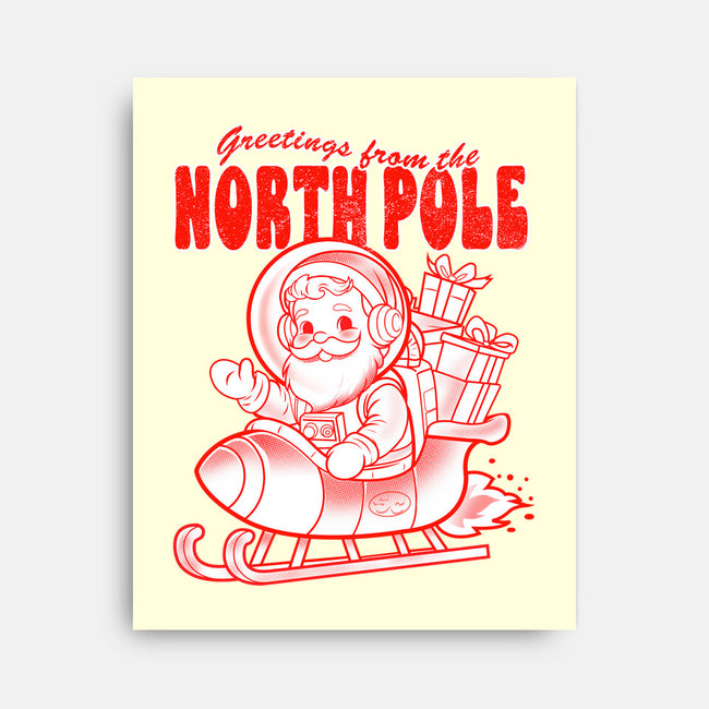 Greetings From The North Pole-None-Stretched-Canvas-palmstreet