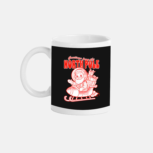 Greetings From The North Pole-None-Mug-Drinkware-palmstreet