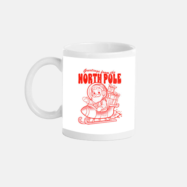 Greetings From The North Pole-None-Mug-Drinkware-palmstreet