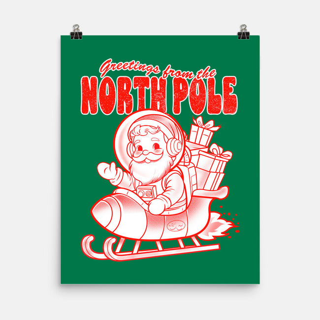 Greetings From The North Pole-None-Matte-Poster-palmstreet