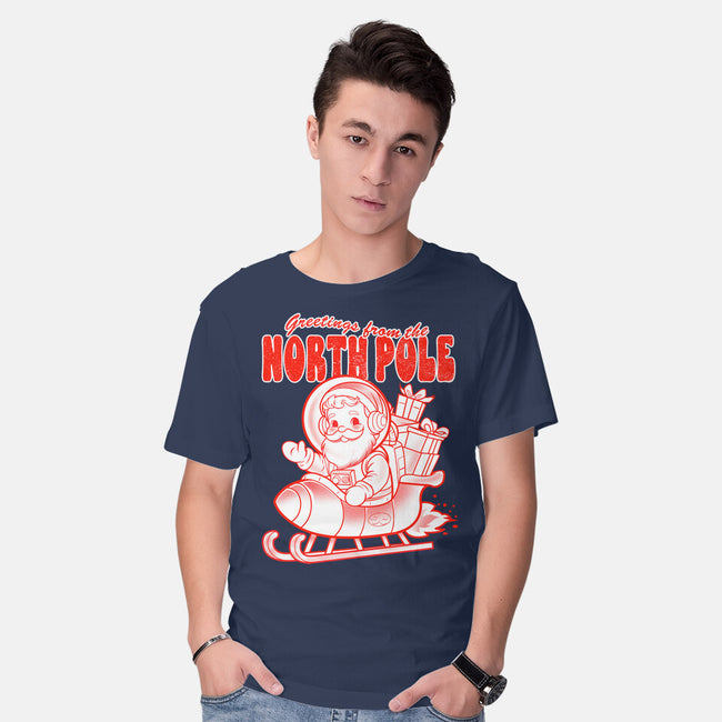 Greetings From The North Pole-Mens-Basic-Tee-palmstreet