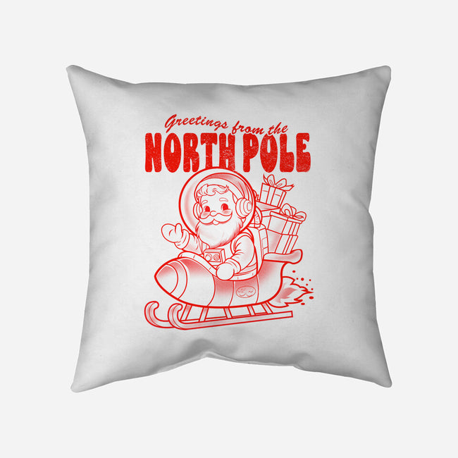 Greetings From The North Pole-None-Removable Cover w Insert-Throw Pillow-palmstreet