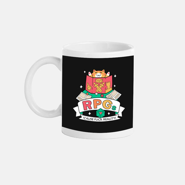 RPGs Cause Eff Reality-None-Mug-Drinkware-queenmob