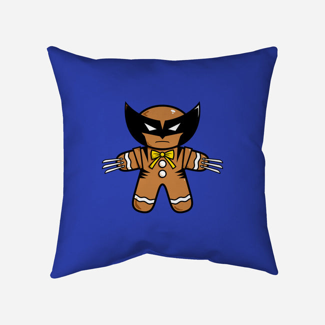 Gingerbread Wolvy-None-Removable Cover w Insert-Throw Pillow-krisren28