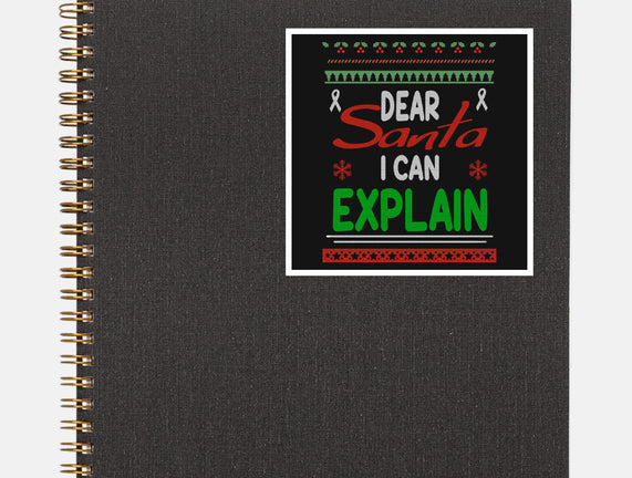 Dear Santa I Can Explain