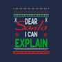 Dear Santa I Can Explain-None-Fleece-Blanket-fanfabio