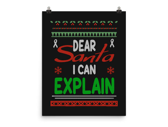 Dear Santa I Can Explain