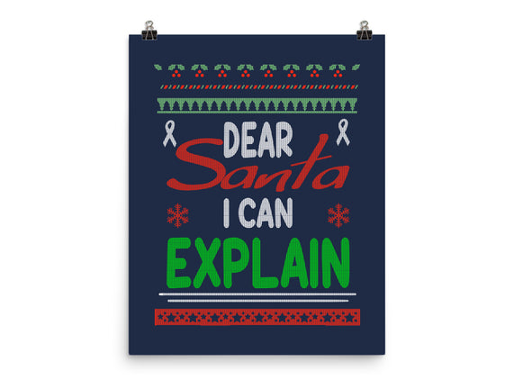 Dear Santa I Can Explain