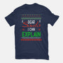 Dear Santa I Can Explain-Mens-Basic-Tee-fanfabio